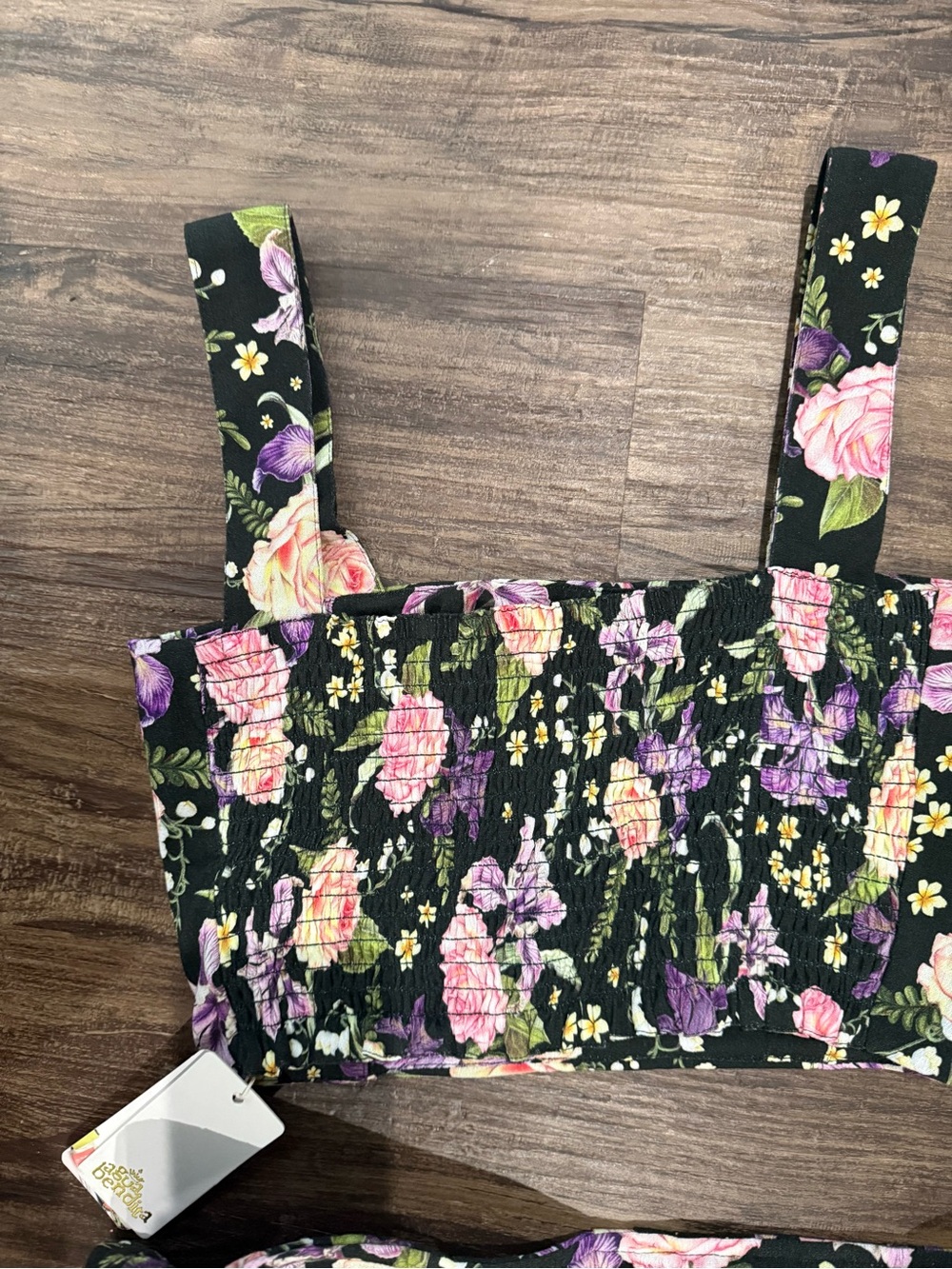 Avis Bendita floral set - cropped tank with flowy wide leg pants - NWT (S/M) - Picture 4 of 9